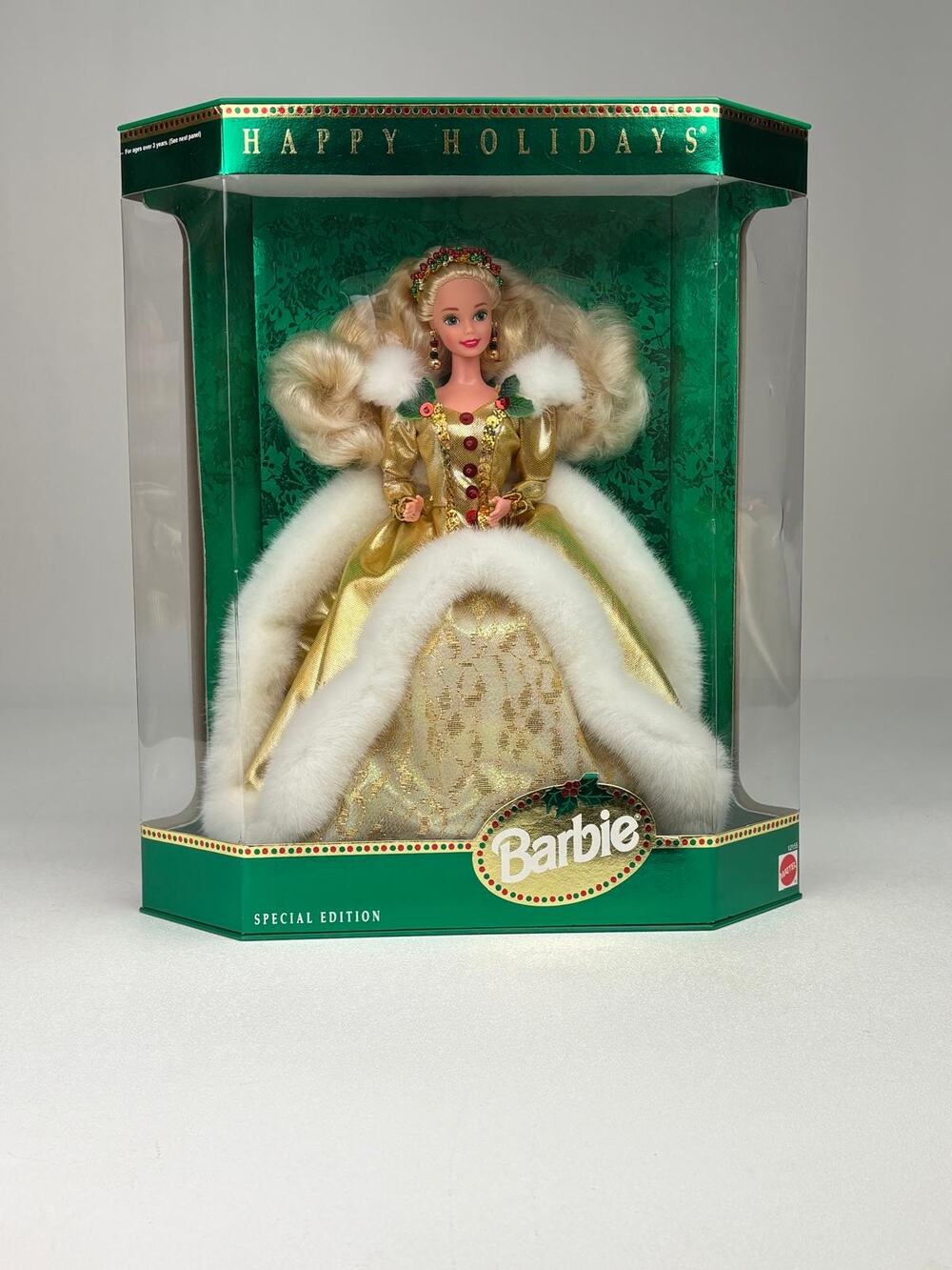 1994 Mattel Happy Holidays Special Edition Barbie Doll Factory Misprint NRFB